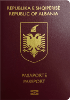 Couverture de passeport de Albanie