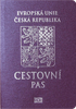 Couverture de passeport de République Tchèque