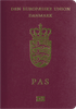 Couverture de passeport de Denmark