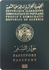 Couverture de passeport de Algérie