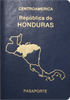 Couverture de passeport de Honduras