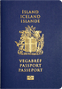 Couverture de passeport de Islande