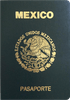 Couverture de passeport de Mexique