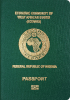 Couverture de passeport de Nigéria