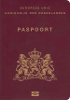 Couverture de passeport de Pays-Bas