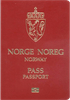 Couverture de passeport de Norvège