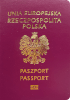 Couverture de passeport de Pologne