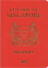 Couverture de passeport de Singapour