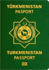 Couverture de passeport de Turkménistan