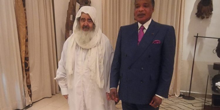La Libye au cœur d’une rencontre entre Denis Sassou N’Guesso et le Cheikh Farhat Jaâbiri