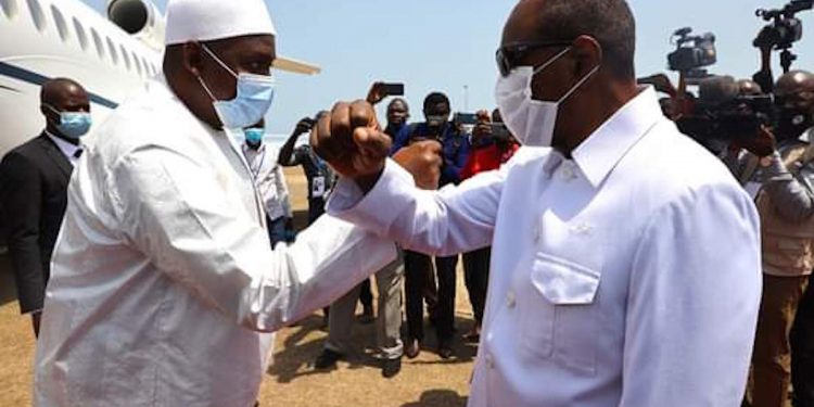 Qu’est donc venu faire Adama Barrow chez Alpha Condé ?