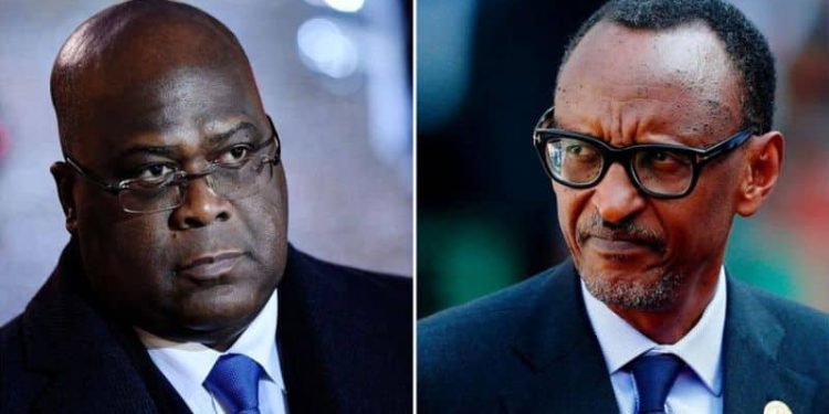 Paul Kagame et Félix Tshisekedi