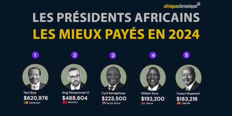 Présidents Africains les Mieux Payés en 2024
