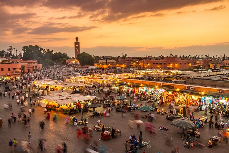 ville d'afrique : maroc-marrakech