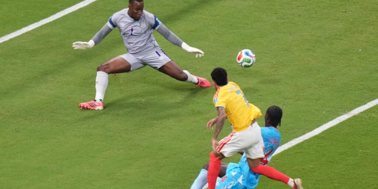 Coupe du monde 2026: la RDC a fini par craquer contre la Colombie malgré un Lionel Mpasi héroïque image principale