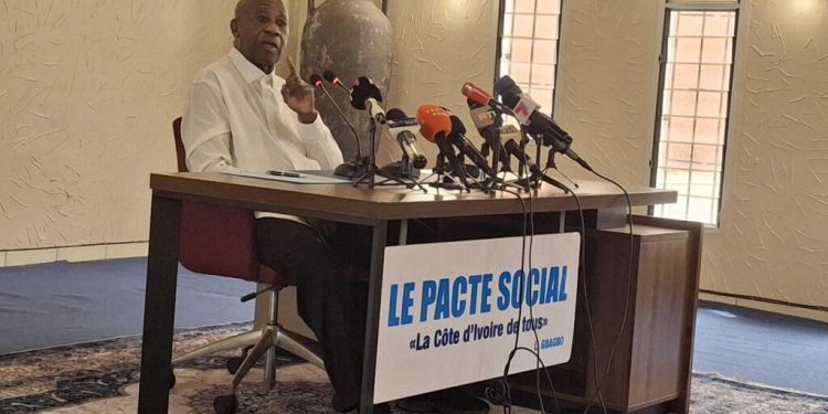 Côte d'Ivoire: l'ancien président Laurent Gbagbo présente sa proposition de «Pacte social» image principale